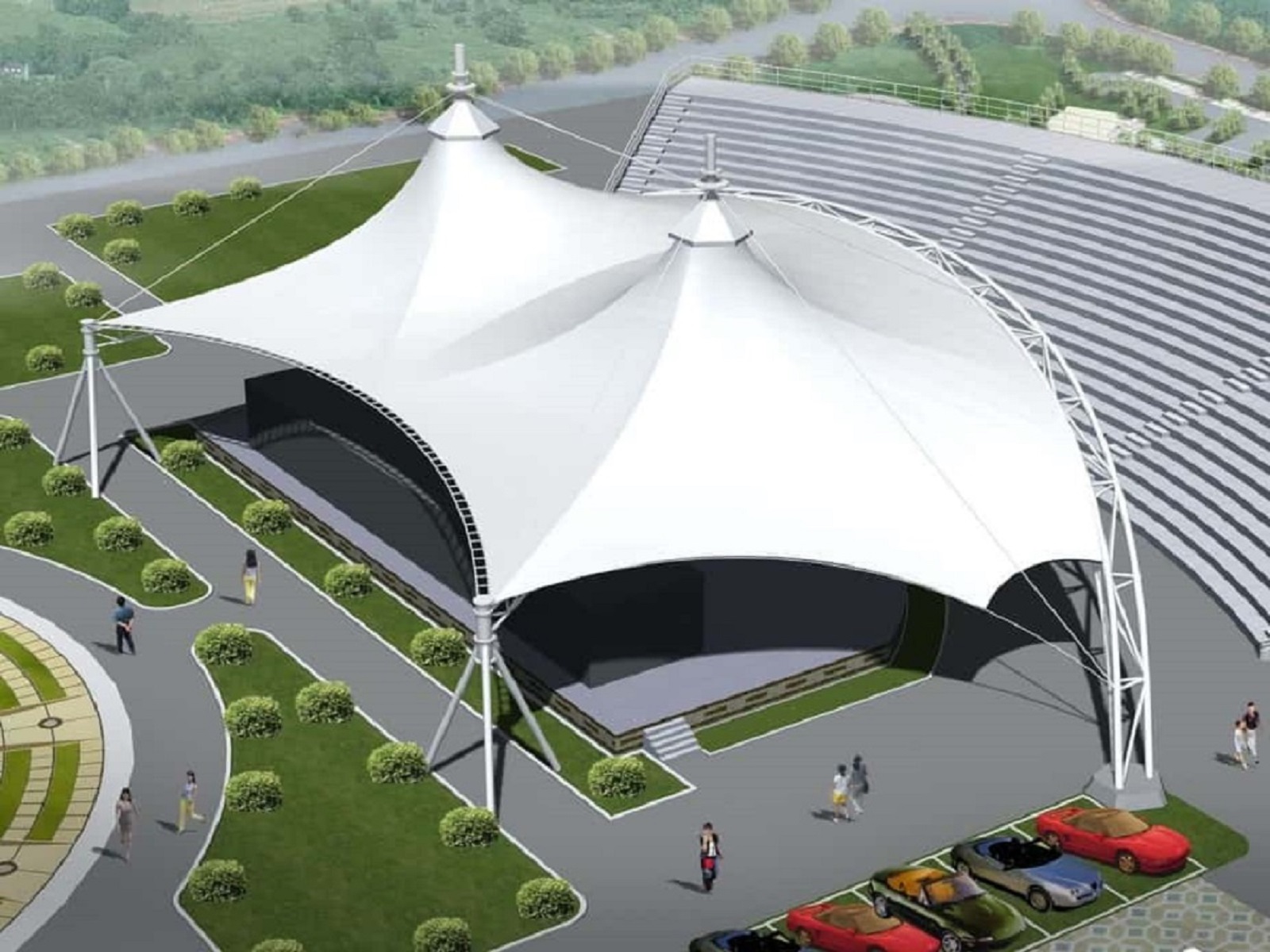 Tensile Canopy Sheds