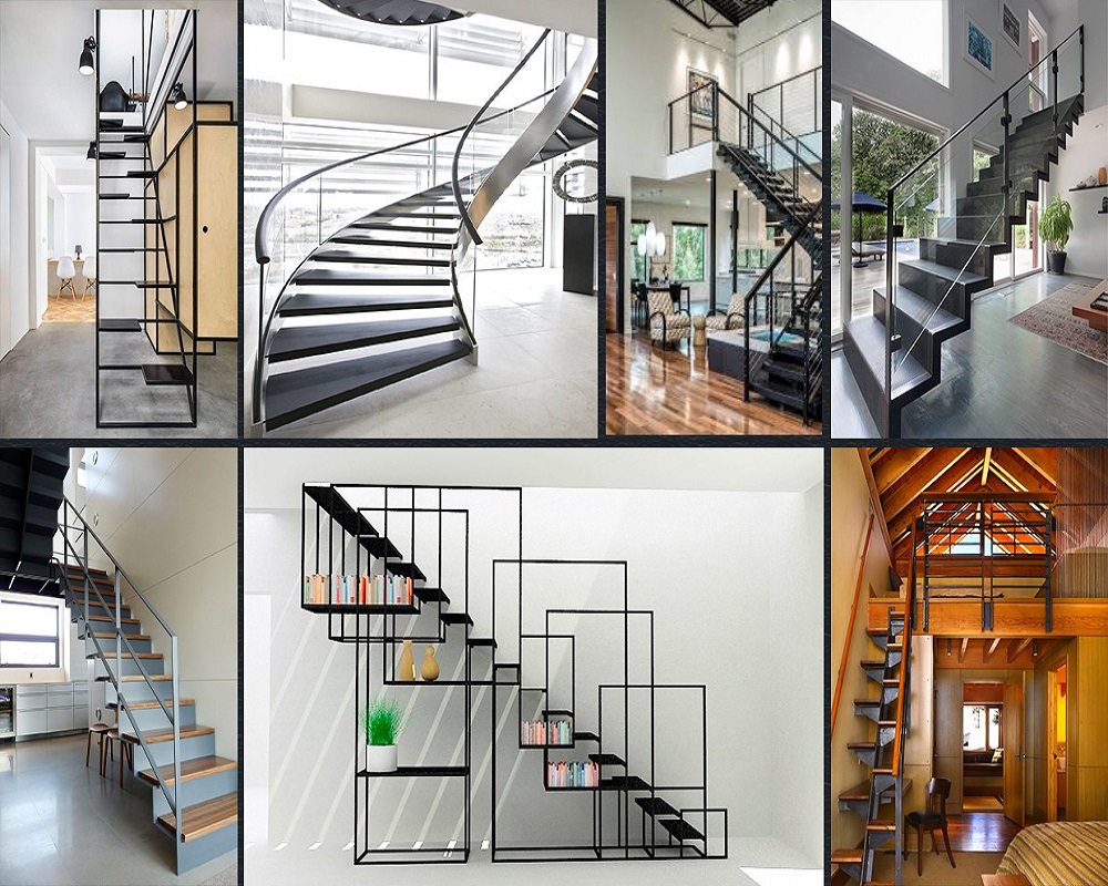Steel Stair Design by Tamam Urban Company