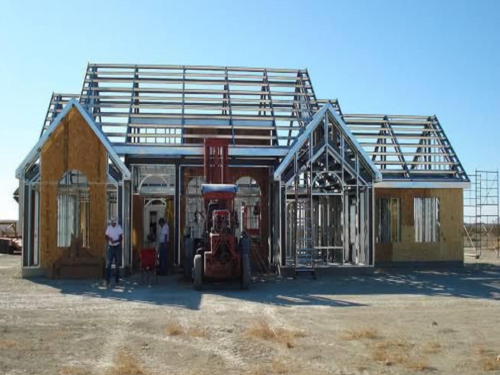 Steel and Structural Works including PEB Frames, Beams, and Industrial Fabrications